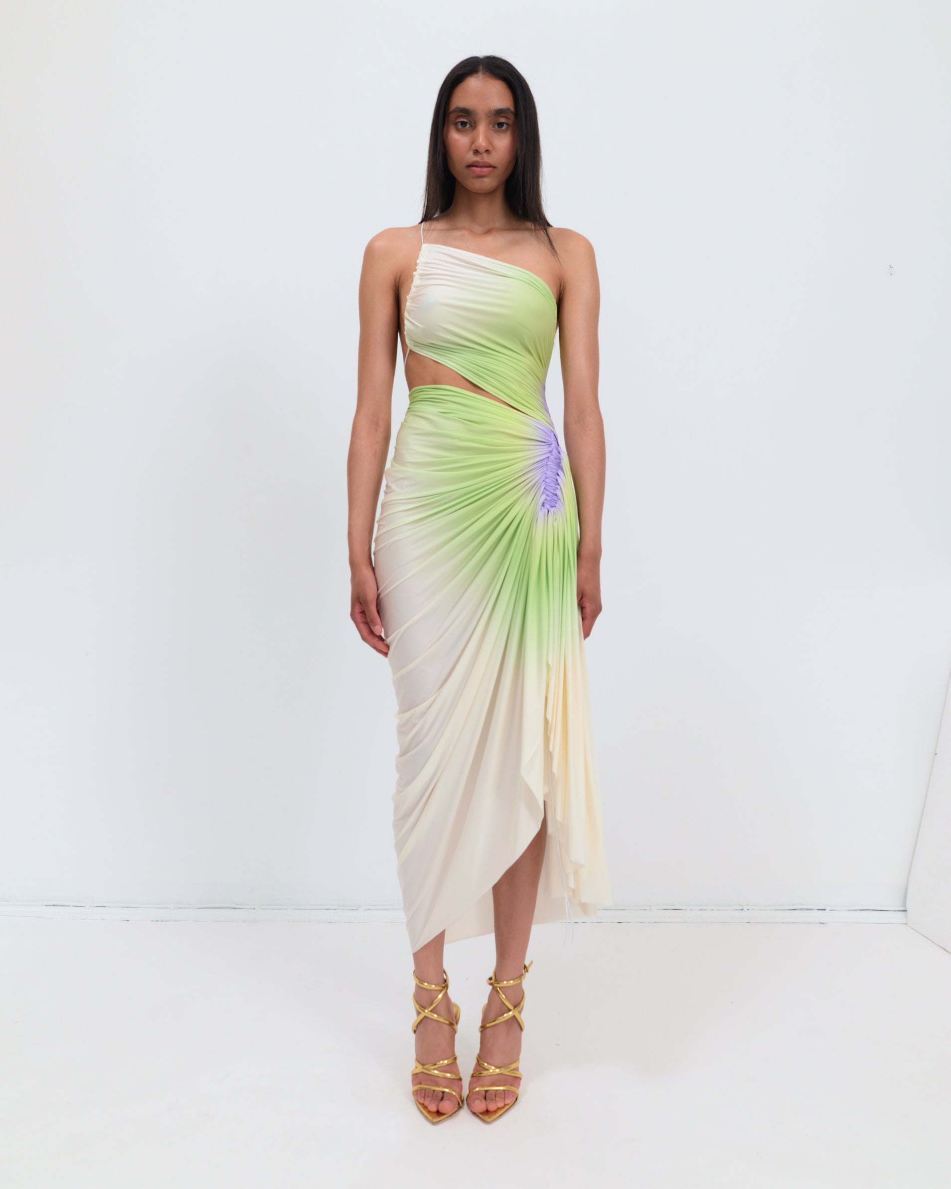 Signature dress in green/purple Signature dress in green/purple