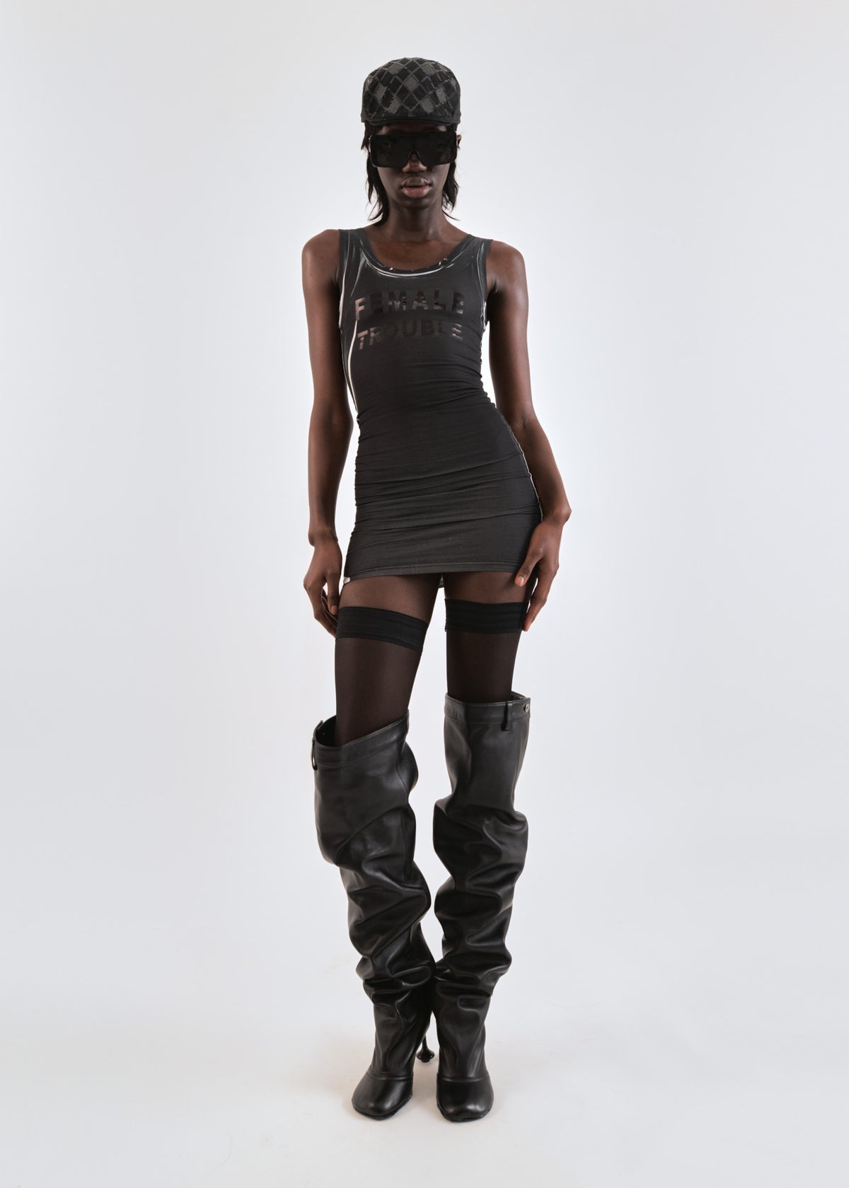 Tank dress in black