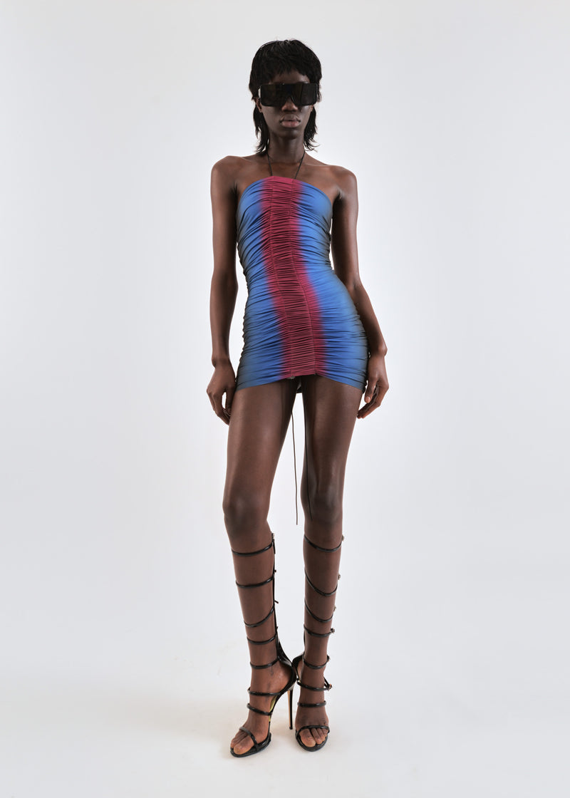 cobalt mini dress Charm Marinae is the perfect body Cobalt NastyGal Festival Star Lightening