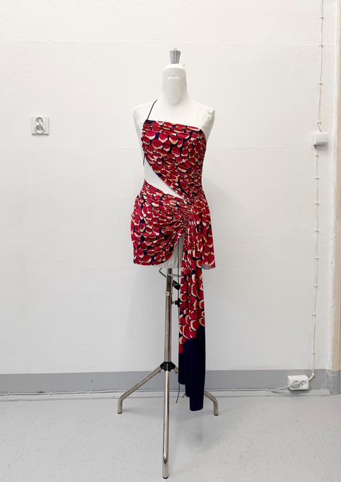 Signature mini printed dress