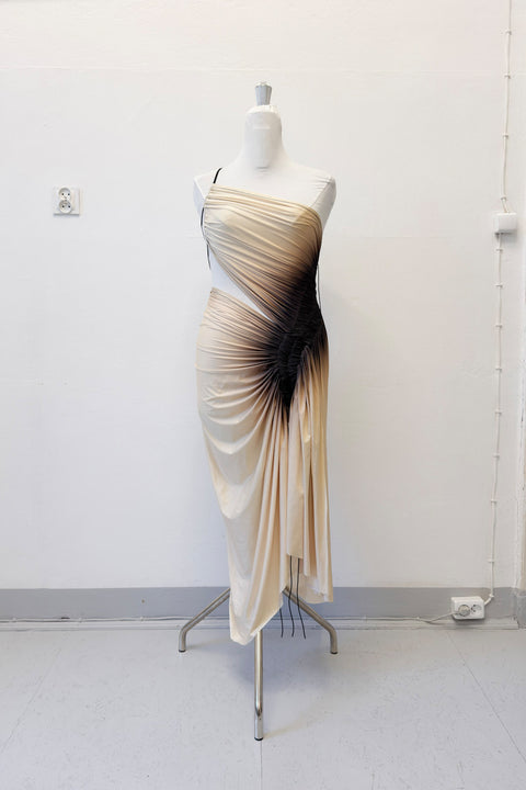 Signature dress in beige/black - XL - Fal - ash
