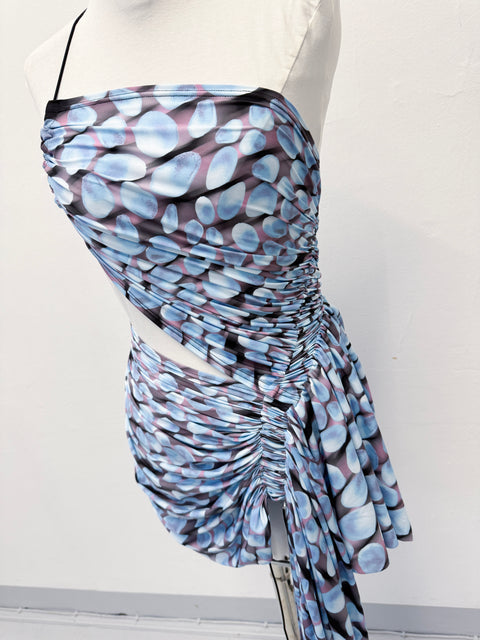 Signature mini printed dress