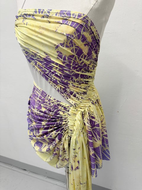 Signature mini dress in cactus print