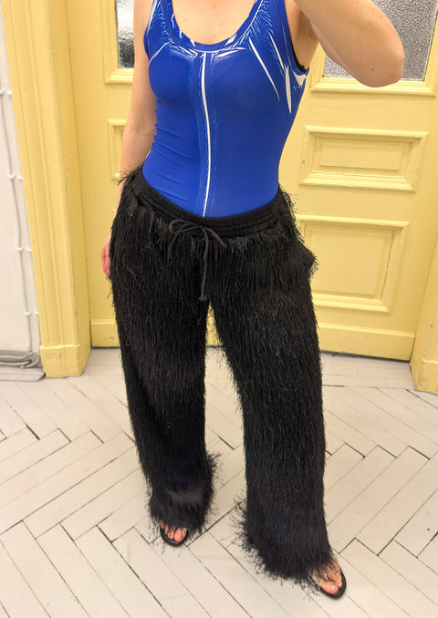 Textured lounge pants - S