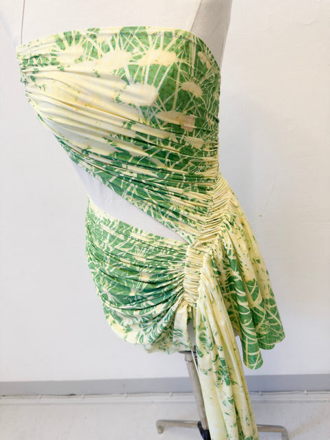 Signature mini dress in cactus print - XS