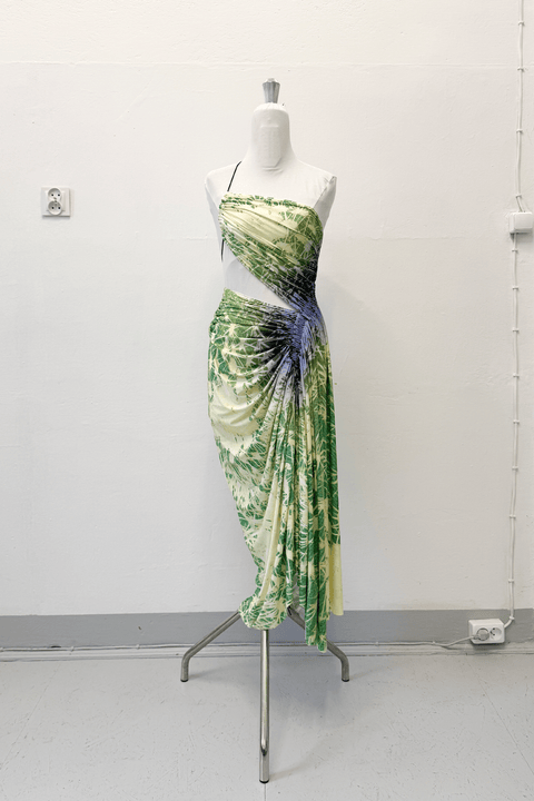 Signature dress in cactus print - XS - Fal - ash