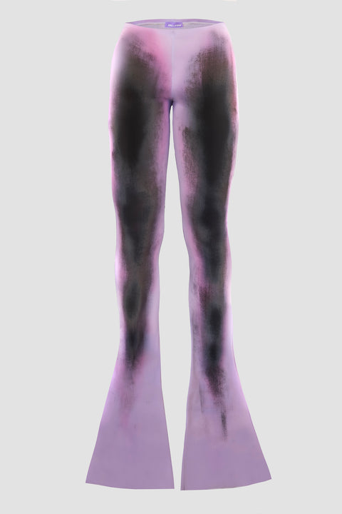 Printed leggings in purple - Fal-ash