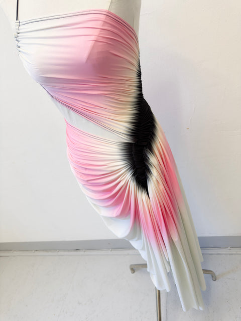 Signature dress in pink/black - XS