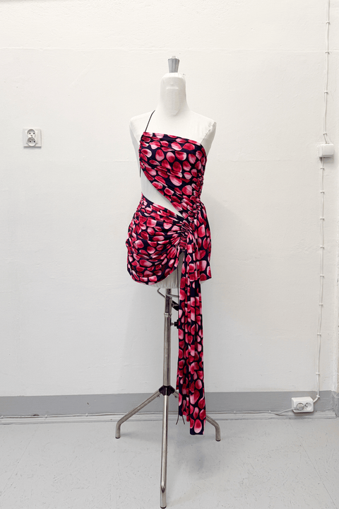 Signature mini dress in petal print - XS - Fal - ash