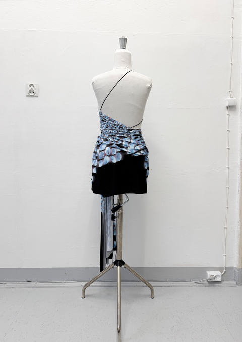 Signature mini printed dress