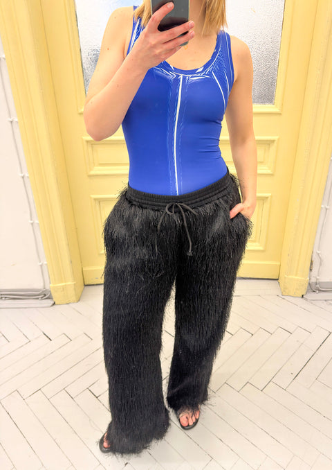 Textured lounge pants - S