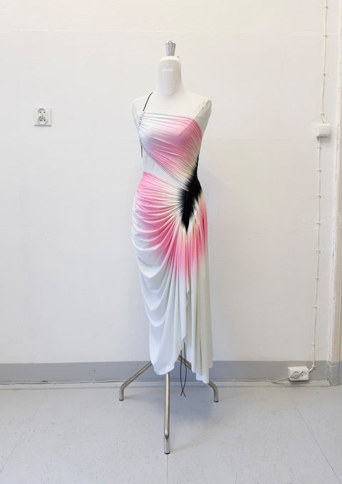 Signature dress in pink/black - XS