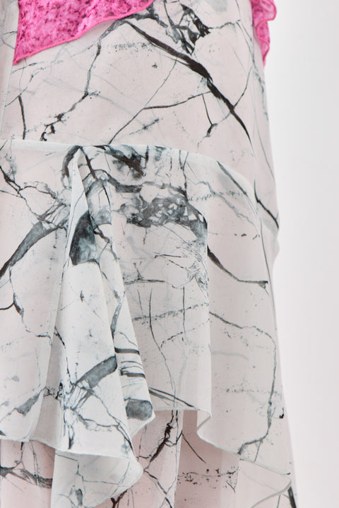 Teresa mini dress in white