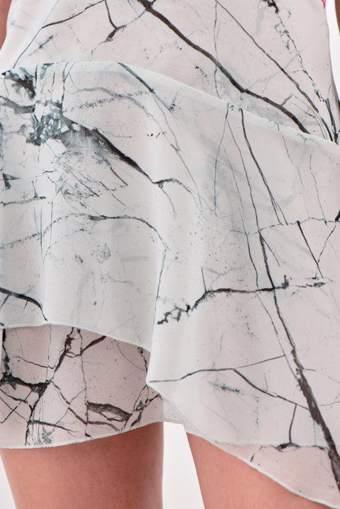 Teresa mini dress in white