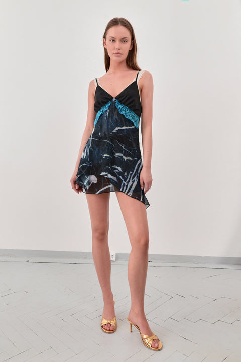 Teresa mini dress in black