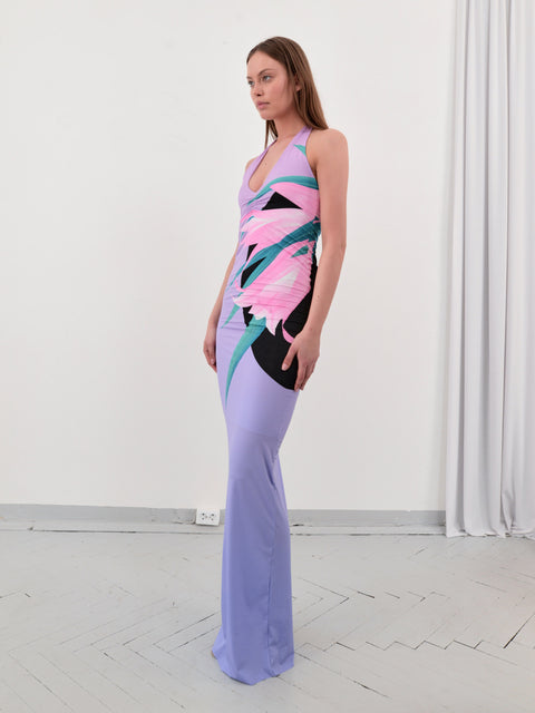 Wanda tube dress in lilac