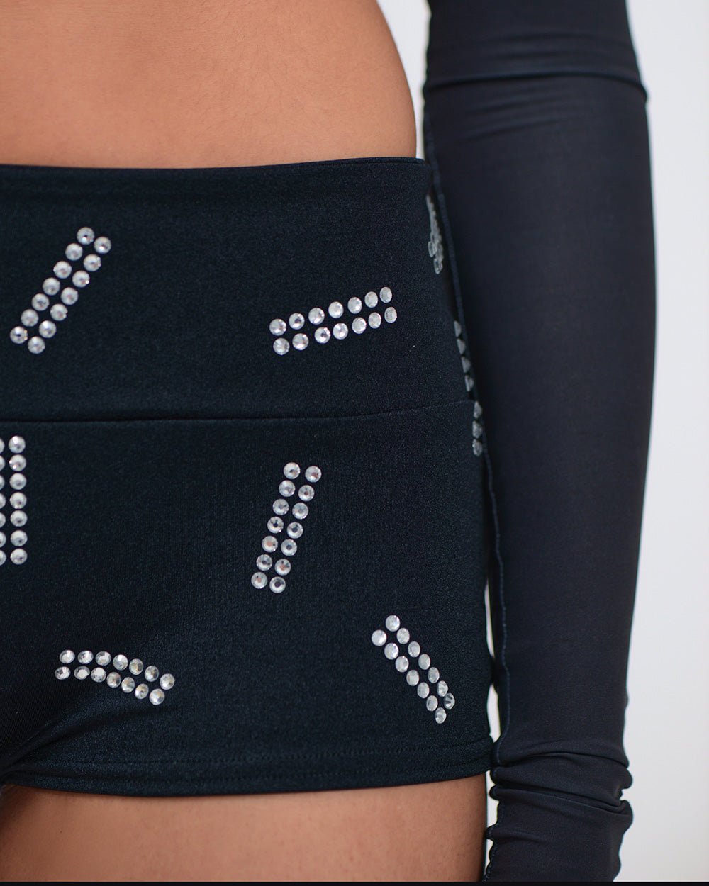 Czarne spodenki lycra