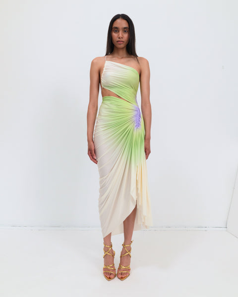 Signature dress in green/purple Fal-ash Signature dress in green/purple Fal-ash