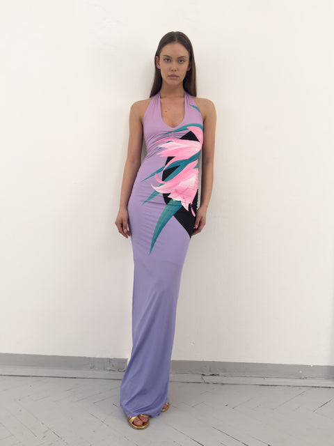 Wanda tube dress in lilac