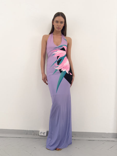 Wanda tube dress in lilac