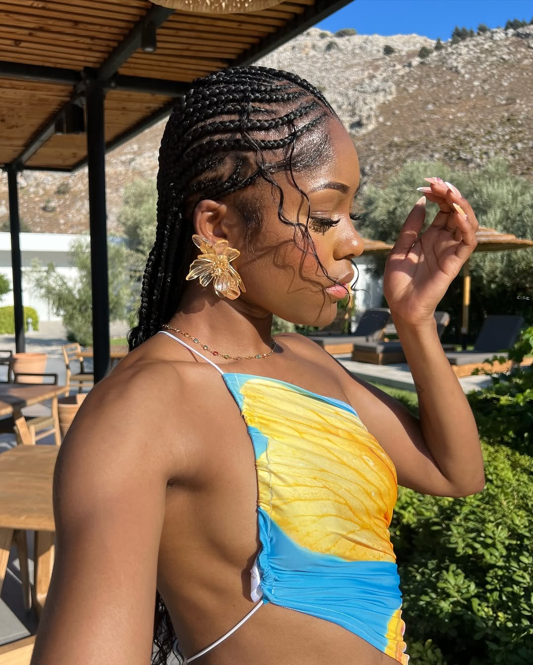 Fal-ash floral-dress worn by sheneawalker