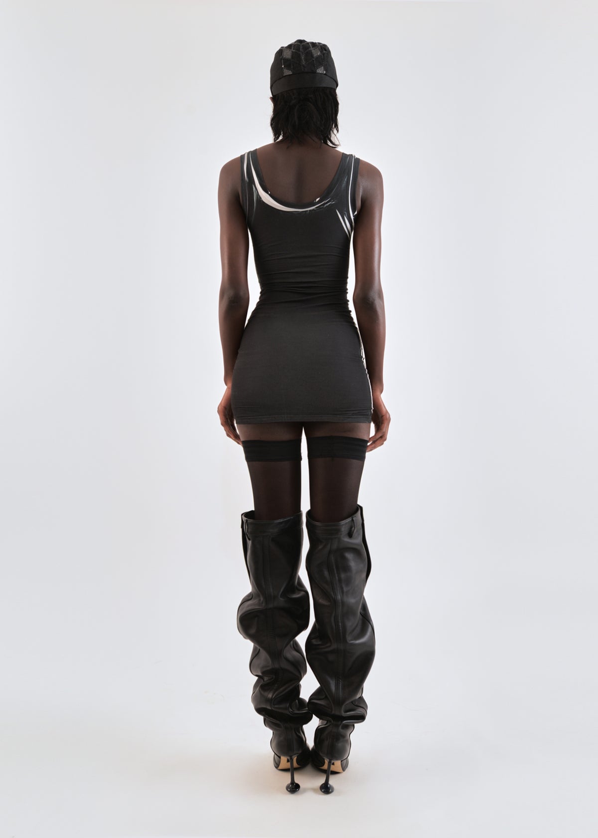 Tank dress in black