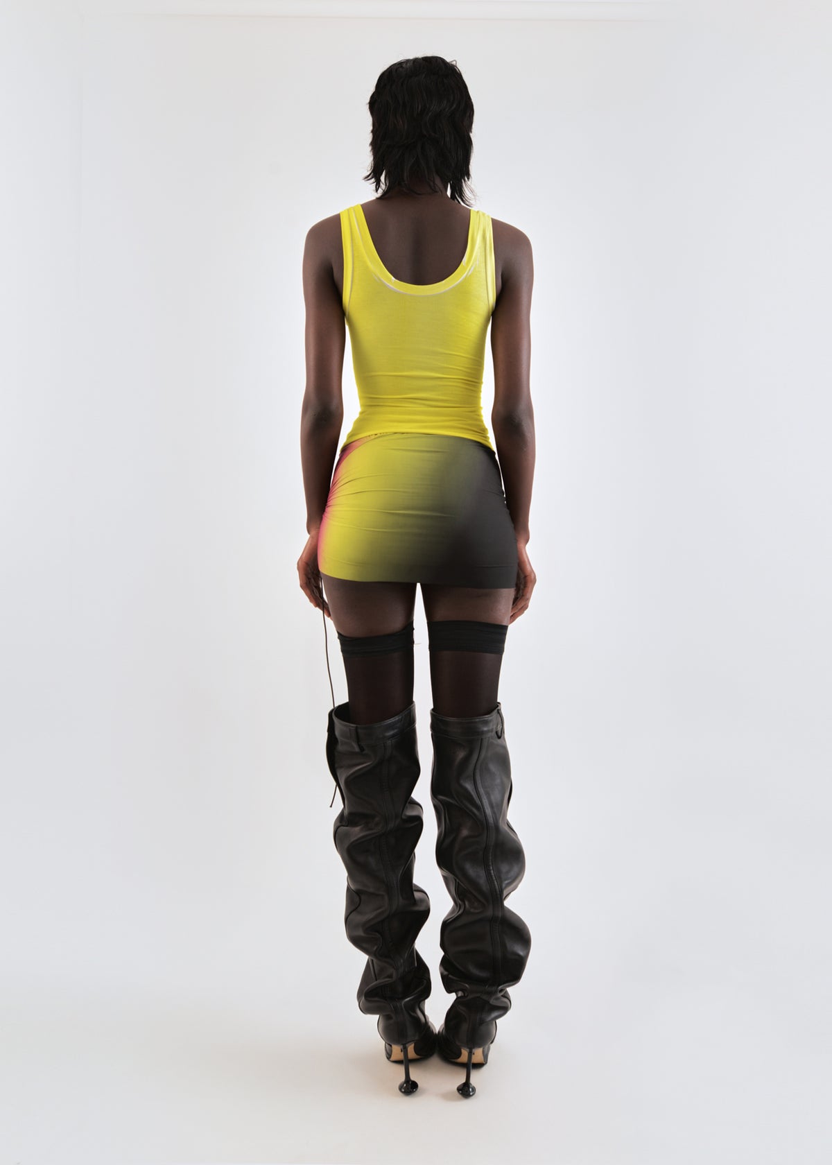 Tank top in yellow