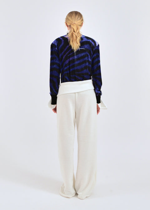 Relaxed lounge pants in beige