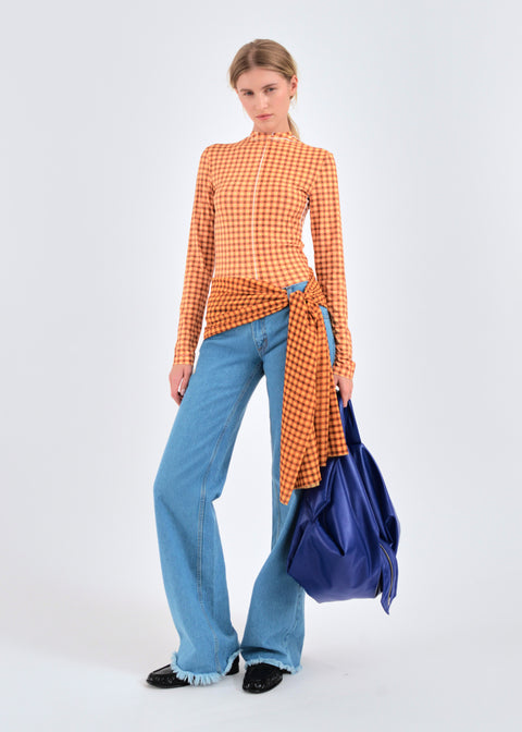 Bandana cover-up jeans