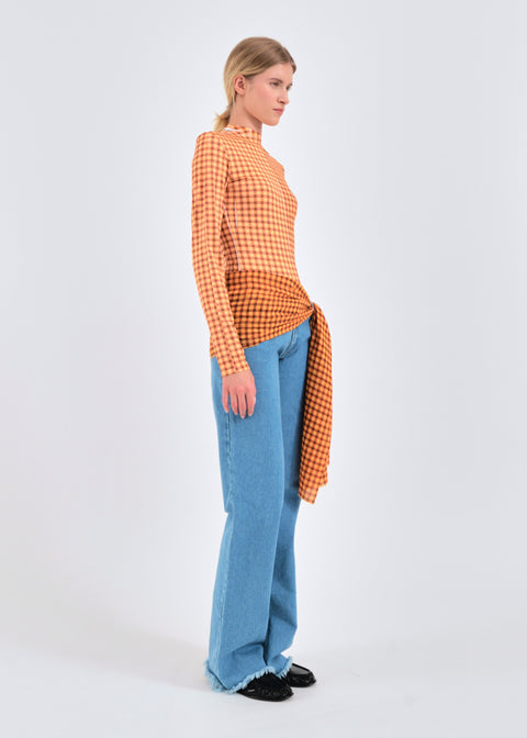 Bandana cover-up jeans