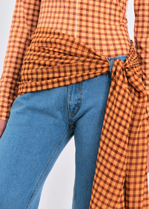 Bandana cover-up jeans