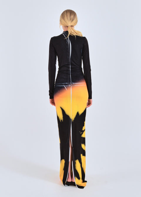 Too hot to sleep longsleeve dress