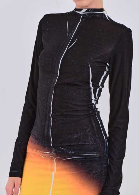 Too hot to sleep longsleeve dress