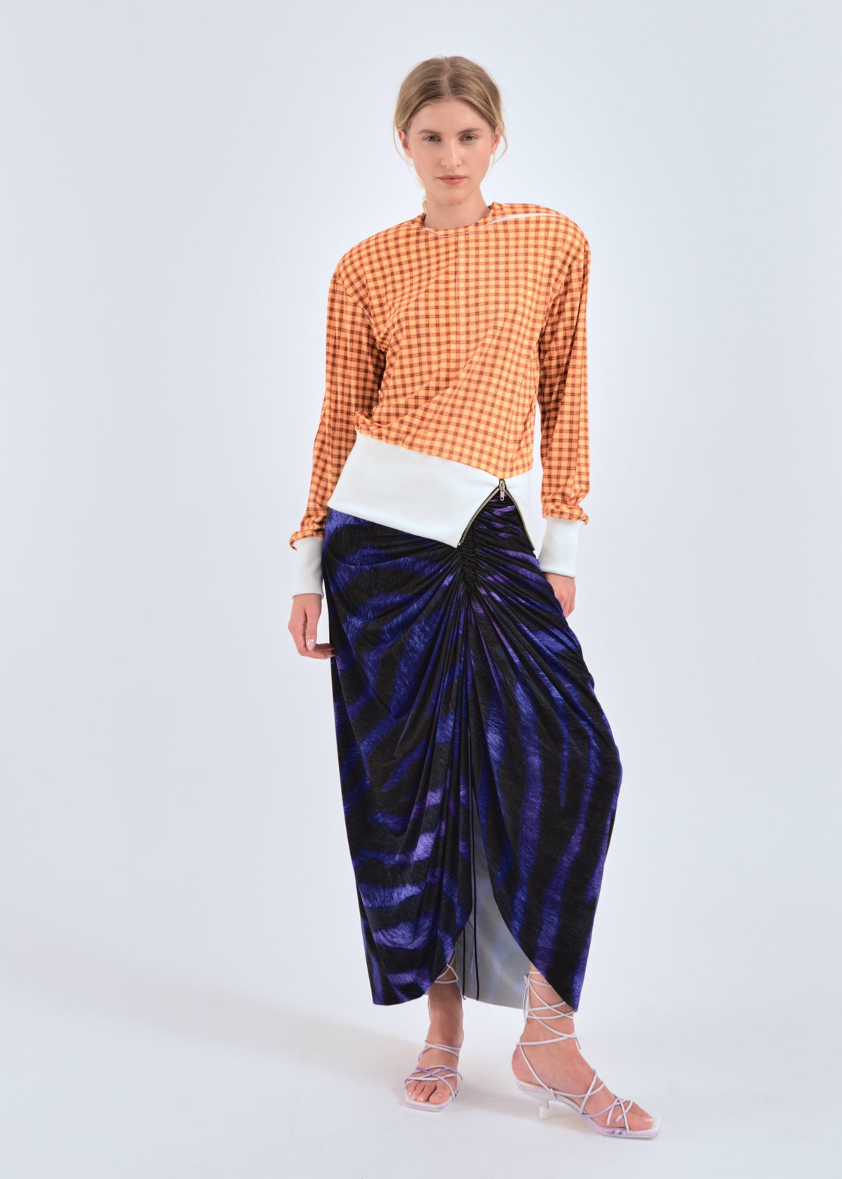 Signature skirt in animal print