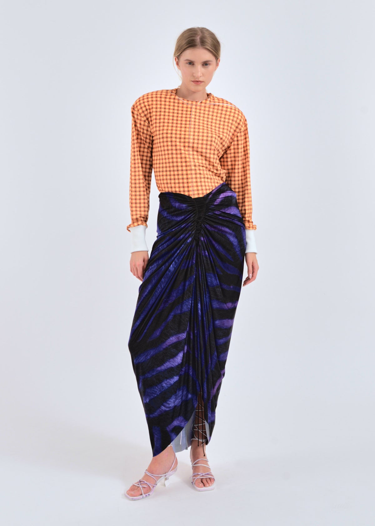 Signature skirt in animal print