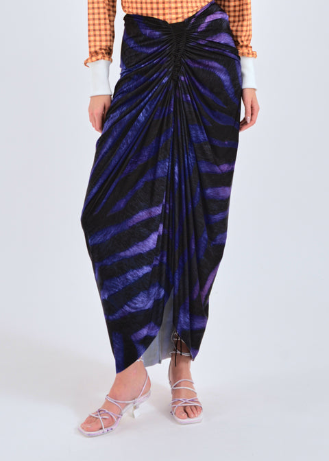 Signature skirt in animal print