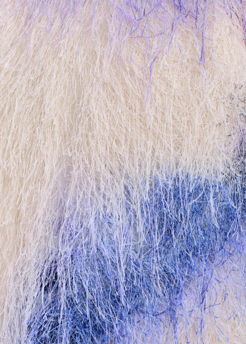 Printed textured halter top