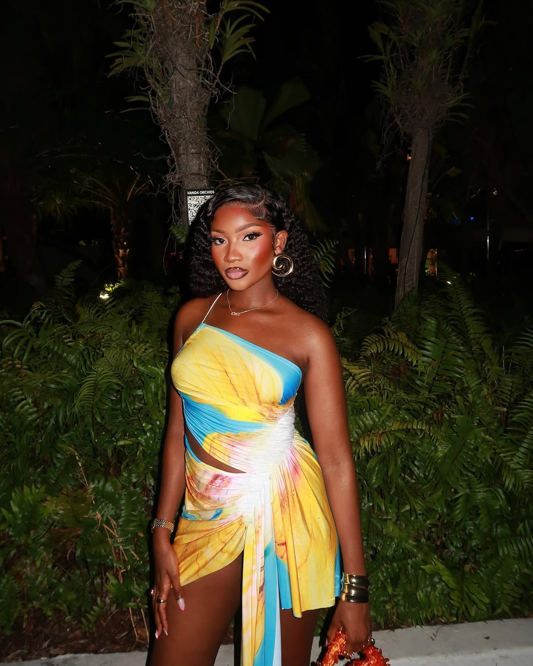 Fal-ash floral-dress worn by Zainab