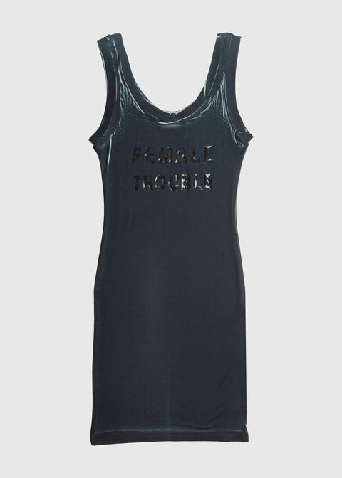 Tank dress in black
