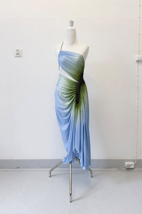 Signature dress in baby blue/green - XS - Fal - ash