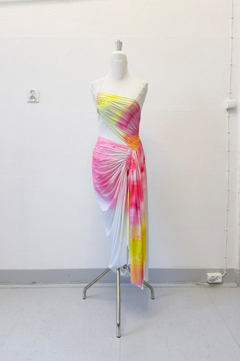 Signature dress in tie - dye print - XS - Fal - ash