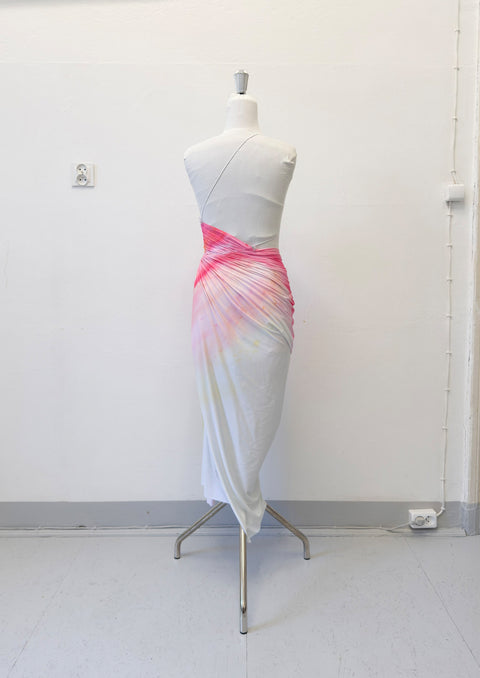 Signature dress in tie-dye print - XS