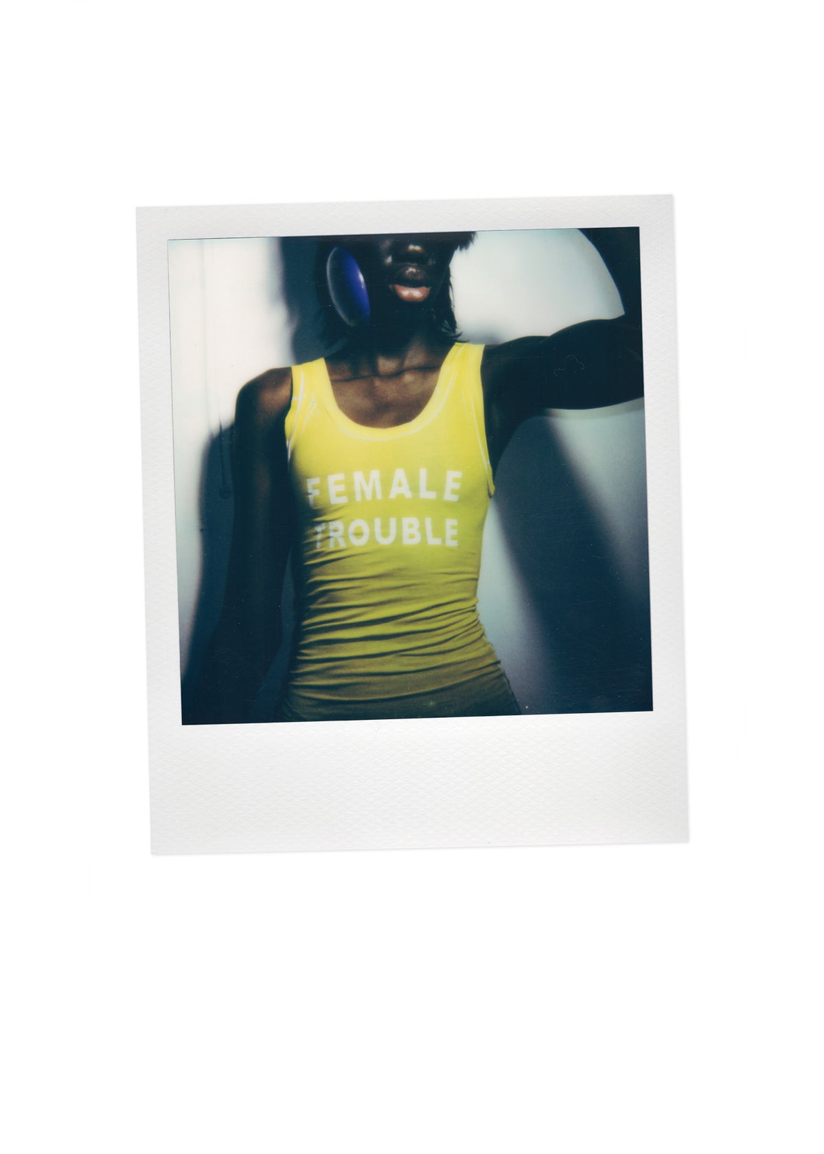 Tank top in yellow