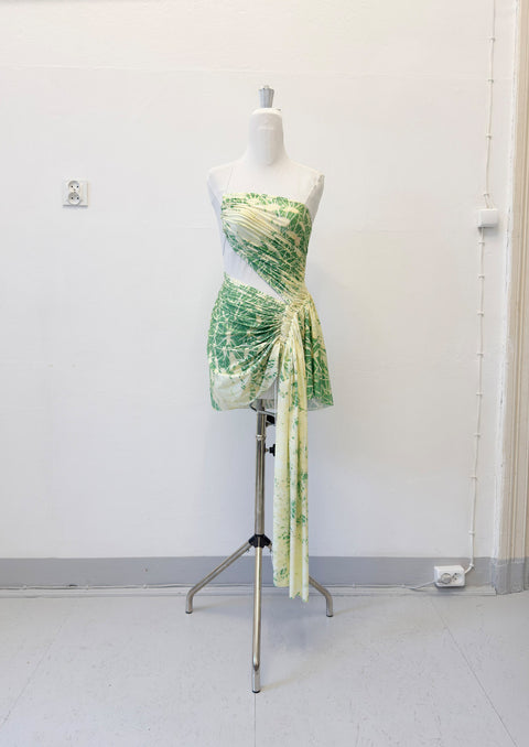 Signature mini dress in cactus print - XS