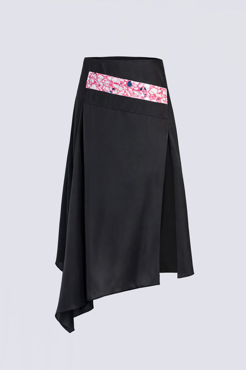 Intarsia skirt in black - Fal - ash