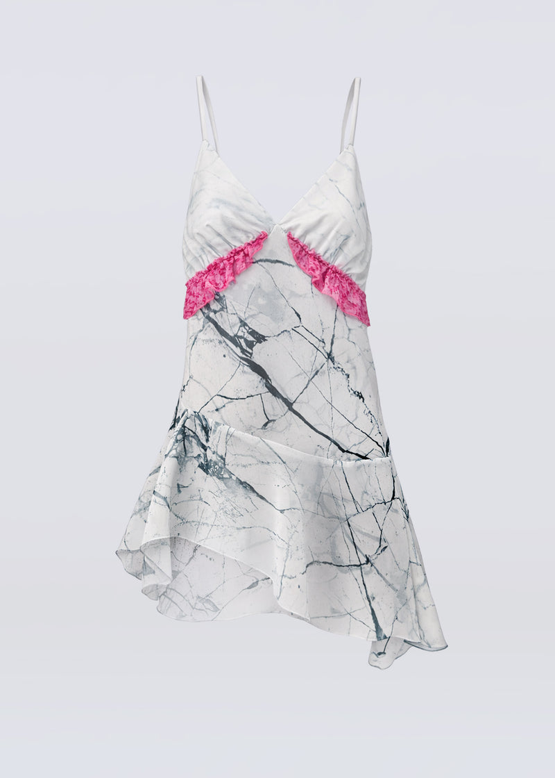 Teresa mini dress in white