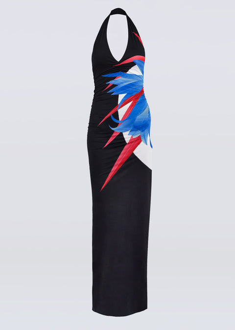 Wanda tube dress in black