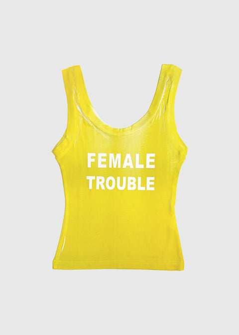 Tank top in yellow
