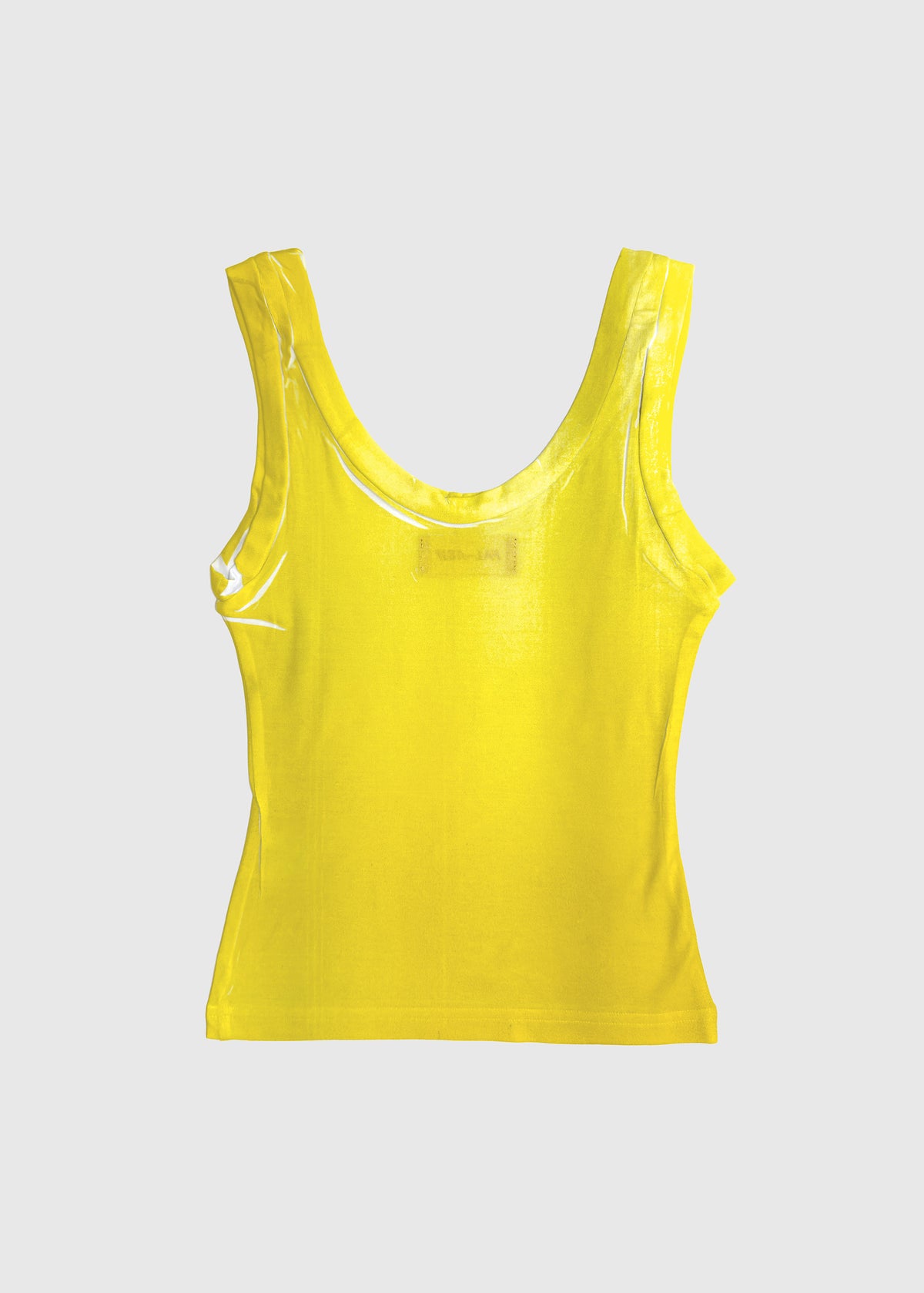 Tank top in yellow