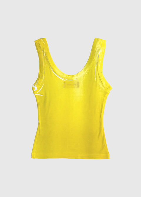 Tank top in yellow